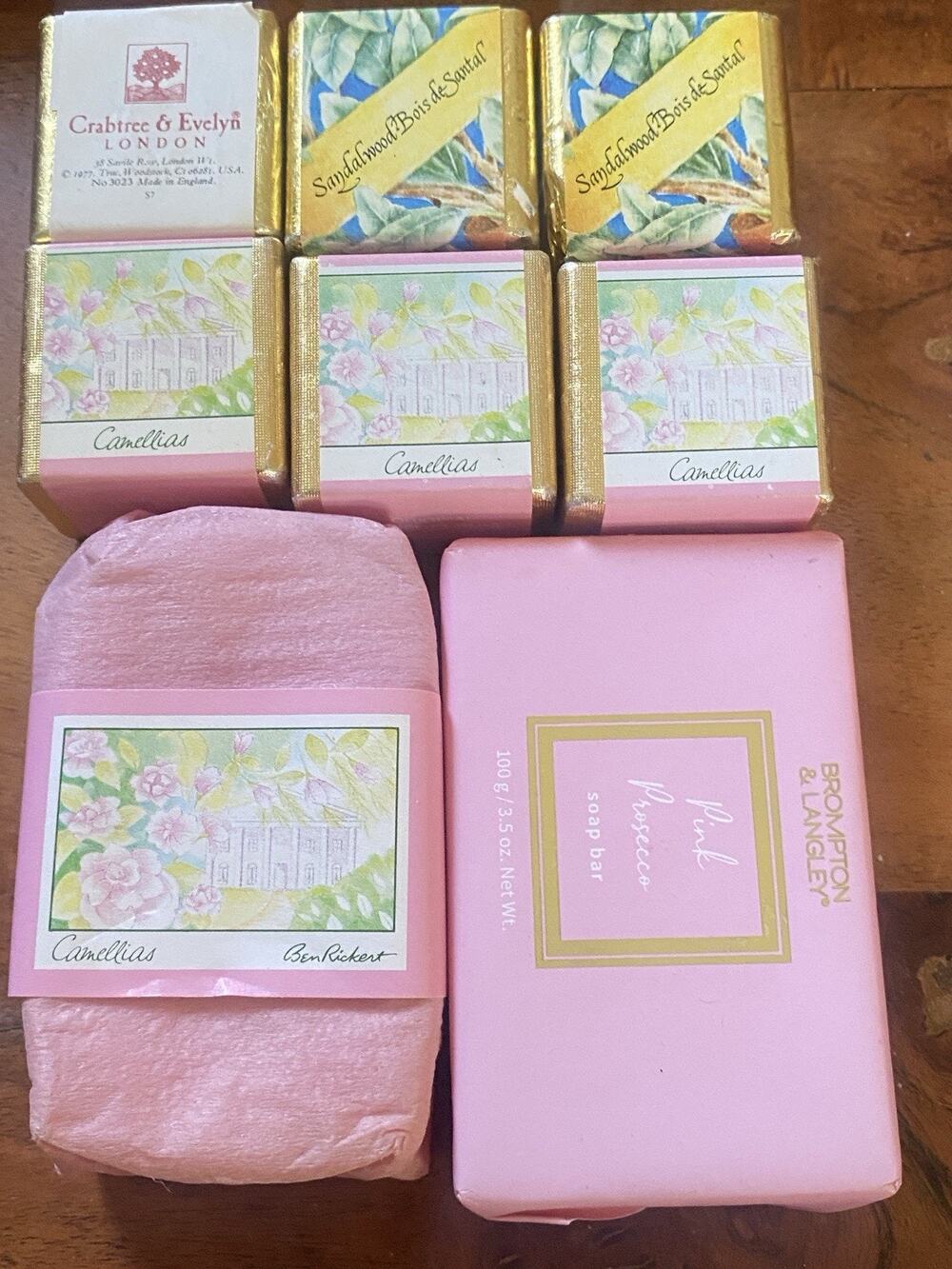 Ben Rickett Casewell-Masey Grabtree & Evelyn Soap Lot Of 8